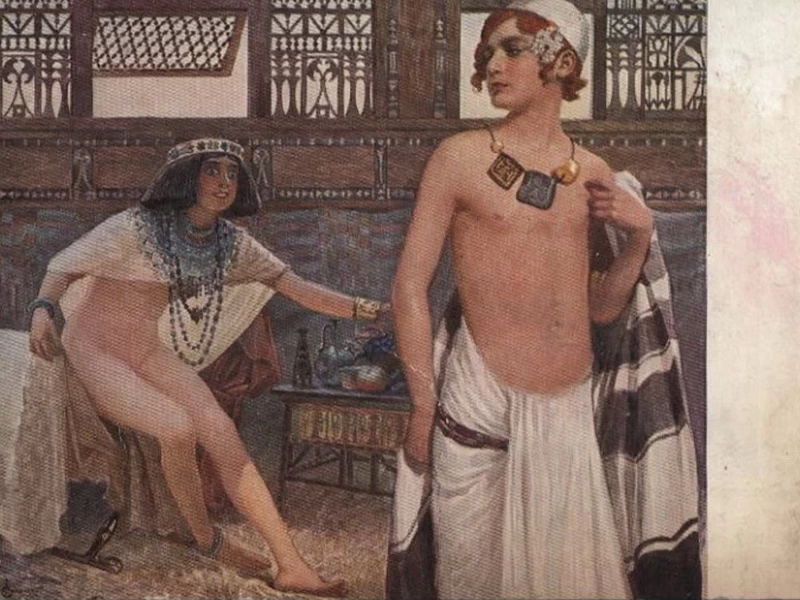 1867-Sergej Sergeevič Solomko - Giuseppe e la moglie di Putifarre